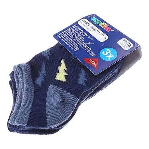 Socks Lupilu Blue 3pcs Size 27-30 buy in online store