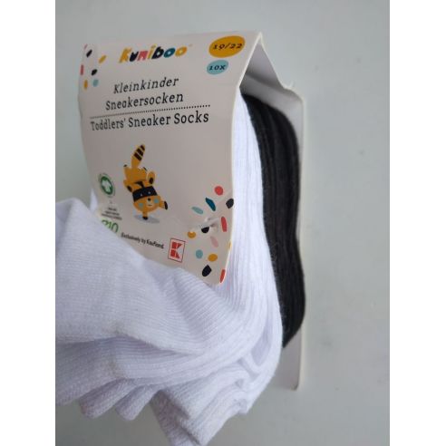Kuniboo socks black and white 10pcs size 19/22 buy in online store