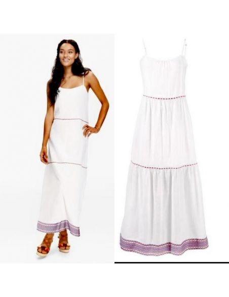 Cotton Sarafan Esmara - White buy in online store Cotton Sarafan Esmara - White buy in online store