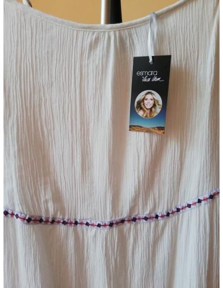 Cotton Sarafan Esmara - White buy in online store Cotton Sarafan Esmara - White buy in online store