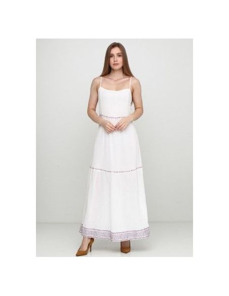 Cotton Sarafan Esmara - White buy in online store Cotton Sarafan Esmara - White buy in online store