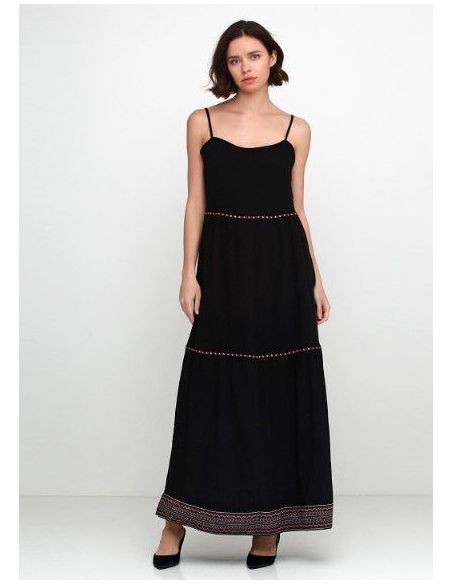 Cotton Sarafan Esmara - Black buy in online store Cotton Sarafan Esmara - Black buy in online store