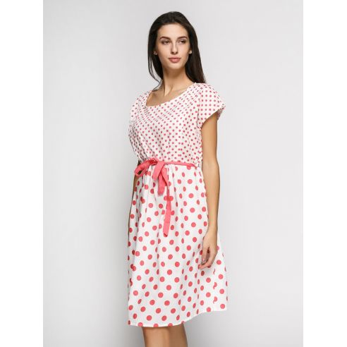 Dress for pregnant and nursing Esmara Red peas buy in online store