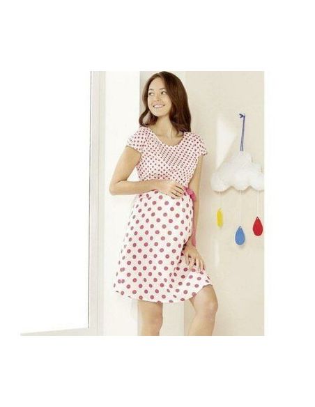 Dress for pregnant and nursing Esmara Red peas buy in online store