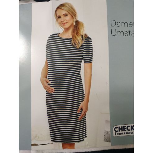 Pregnant Dress Blue Motion - Striped Blue buy in online store