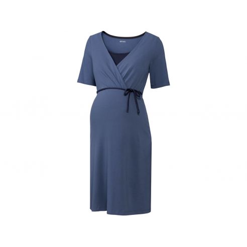 Dress for pregnant women and feeding Esmara - Blue S 36/38 (without a belt) buy in online store
