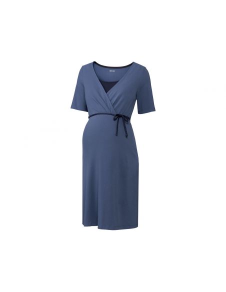 Dress for pregnant women and feeding Esmara - Blue S 36/38 (without a belt) buy in online store