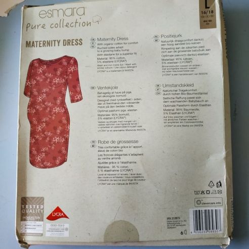 Dress for pregnant women Esmara - Pink flowers 44/46 buy in online store