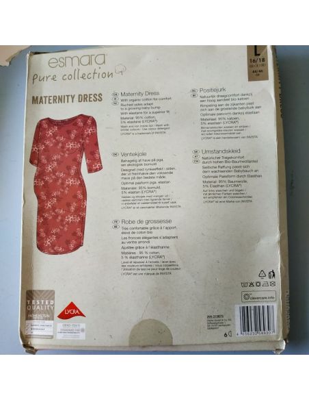 Dress for pregnant women Esmara - Pink flowers 44/46 buy in online store