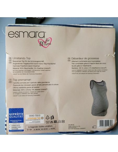 T-shirt for pregnant women Esmara - Stripe 36/38 buy in online store