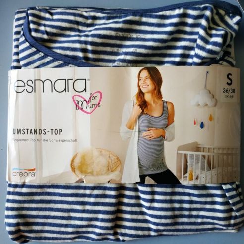 T-shirt for pregnant women Esmara - Stripe 36/38 buy in online store