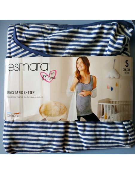 T-shirt for pregnant women Esmara - Stripe 36/38 buy in online store