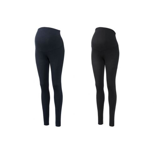 Set of Leggings, Losen for Pregnant women Esmara - Black + Blue XL 48/50 buy in online store