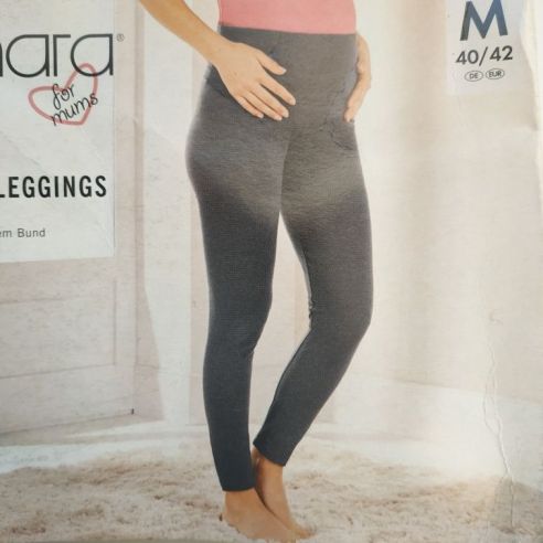 Leggings, leggings for pregnant women ESMARA - dark gray L 44/46 buy in online store