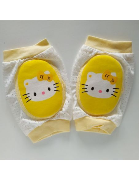 Knee pads with soft oval insert - chiti yellow buy in online store