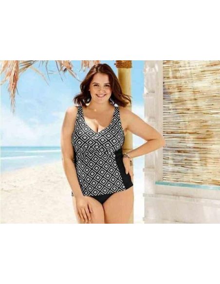 Swimsuit Tankini Esmara 44 Size + bust 90s buy in online store