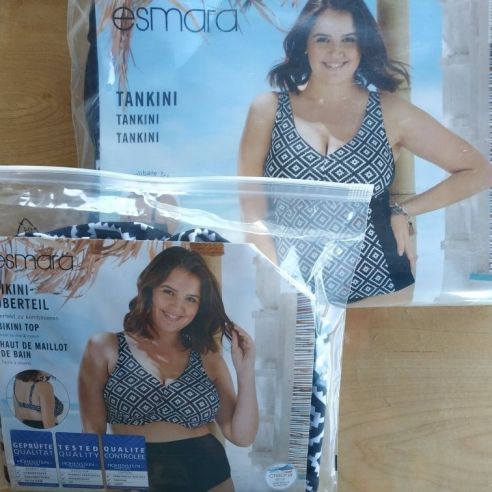 Swimsuit Tankini Esmara 44 Size + bust 90s buy in online store
