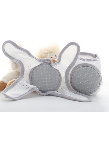 Adjustable knee pads with soft anti-slip insert - gray buy in online store Adjustable knee pads with soft anti-slip insert - gray buy in online store
