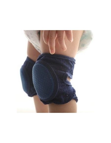 Adjustable knee pads with soft anti-slip insert - dark blue buy in online store Adjustable knee pads with soft anti-slip insert - dark blue buy in online store