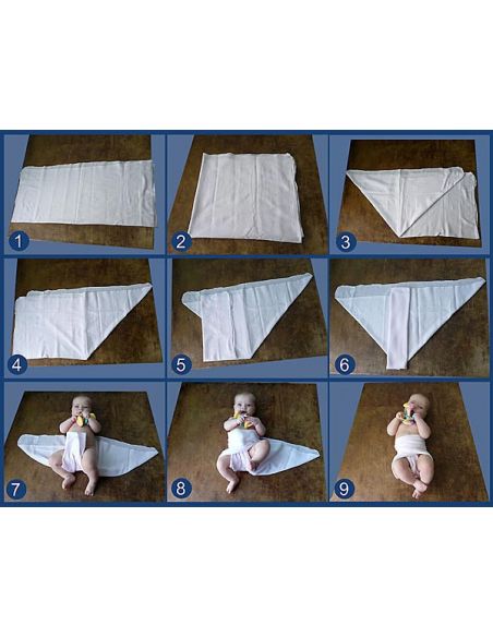 Multi-layered gauze from cotton 50 * 70 - set 6pcs buy in online store