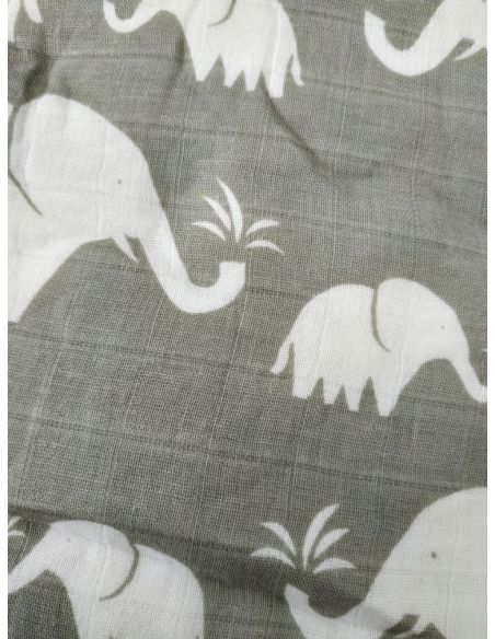 Garloy Muslin Diaper Double 120 * 120 - Elephants buy in online store Garloy Muslin Diaper Double 120 * 120 - Elephants buy in online store