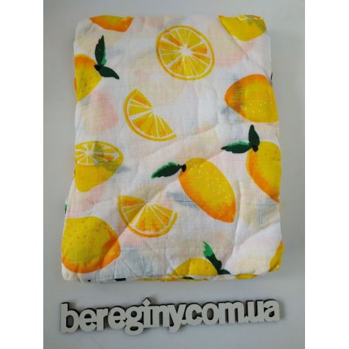 Gauze Muslin Diaper 120 * 120 - Lemons buy in online store
