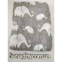 Gauze Muslinic Diapers 120 * 120 - Elephants buy in online store
