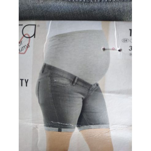 Denim shorts for pregnant women ESMARA - Gray 38 buy in online store