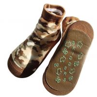 Baby socks with anti-slip sole size 12 months - camouflage buy in online store 2