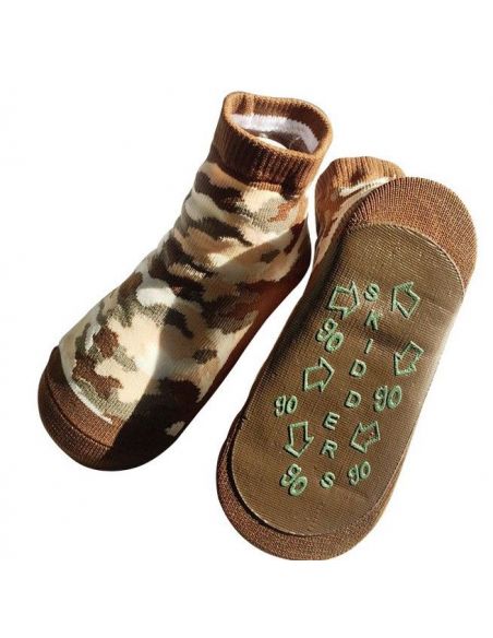 Baby socks with anti-slip sole size 12 months - camouflage buy in online store Baby socks with anti-slip sole size 12 months - camouflage buy in online store