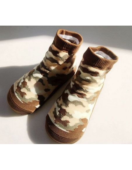 Baby socks with anti-slip sole size 12 months - camouflage buy in online store Baby socks with anti-slip sole size 12 months - camouflage buy in online store