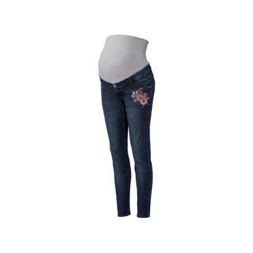 Skinny jeans for pregnant women Esmara - Blue Embroidery 38 buy in online store
