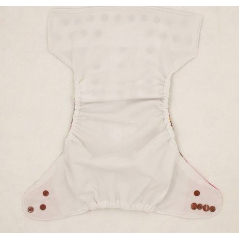Reusable diaper on microflis-dinosaurs buttons buy in online store