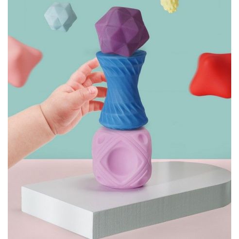 Set of sensory tactile balls - Soft Balls Pastel Figured (injured packaging) buy in online store