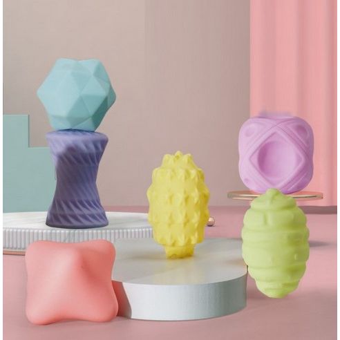 Set of sensory tactile balls - Soft Balls Pastel Figured (injured packaging) buy in online store