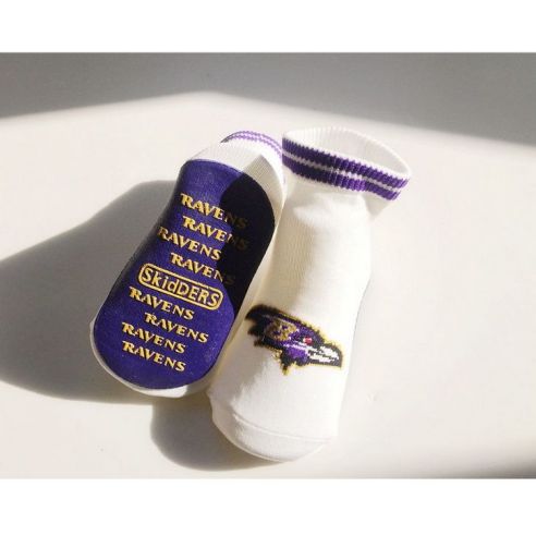 Baby socks with anti-slip sole size 6 months - white buy in online store