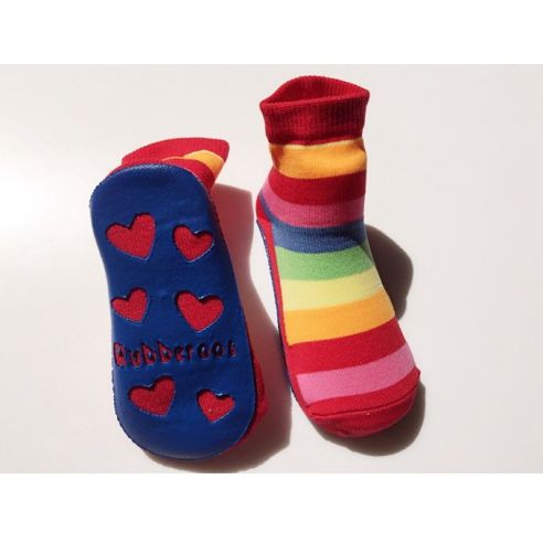 Baby socks with anti-slip sole size 18 months - Rainbow buy in online store