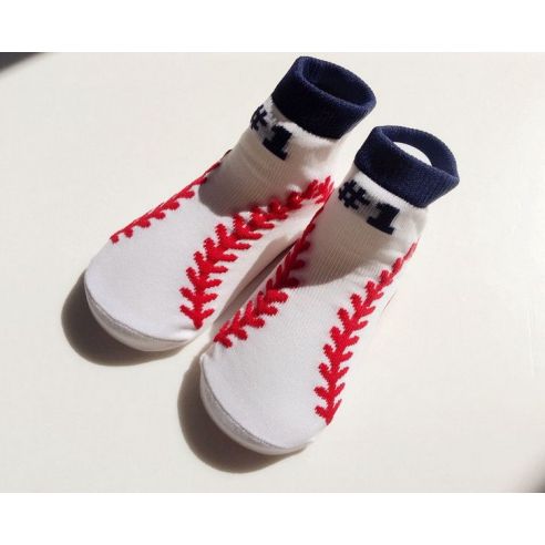 Baby socks with anti-slip sole size 12 months - ball buy in online store