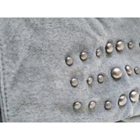 Female Laze Gloves Natural Suede with Heater - Gray buy in online store 2
