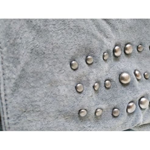 Female Laze Gloves Natural Suede with Heater - Gray buy in online store