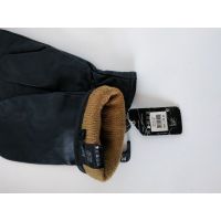 Women's mittens Laze genuine leather with insulation - black buy in online store 2
