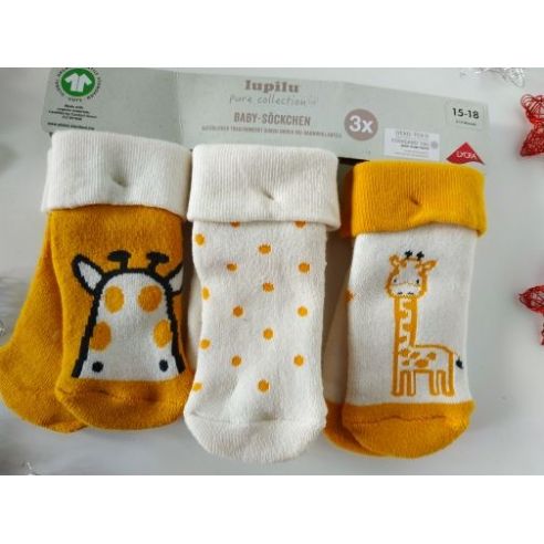 Socks terry Lupilu Yellow (3Pars) buy in online store