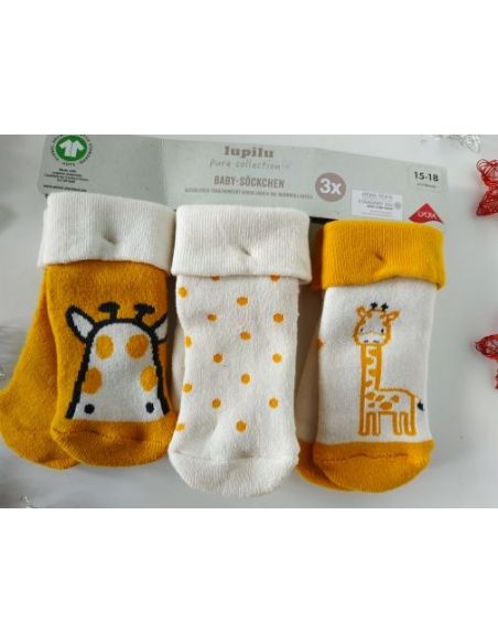 Socks terry Lupilu Yellow (3Pars) buy in online store