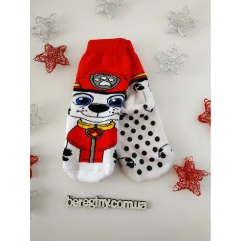 Socks Anti-slip terry children's 27-30 - white puppy patrol buy in online store