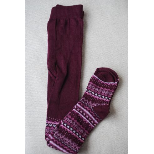 Merino wool tights 134-140r - ornament buy in online store