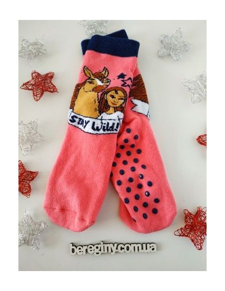 Socks Anti-slip terry children 31-34 - Spirit pink buy in online store Socks Anti-slip terry children 31-34 - Spirit pink buy in online store