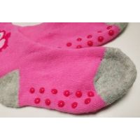 Socks Anti-slip terry children 86-92 Size - Owl Pink buy in online store 2