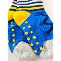 Socks Anti-slip terry children's 122/128 Size - lacing Yellow buy in online store 2