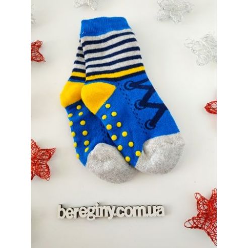 Socks Anti-slip terry children's 122/128 Size - lacing Yellow buy in online store