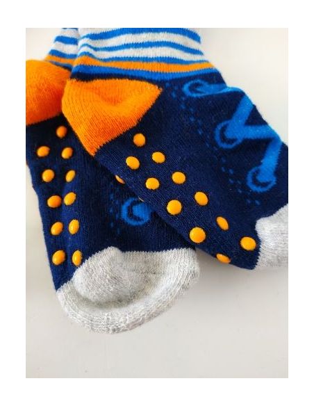 Socks Anti-slip terry children 86/92 Size - Orange lacing buy in online store Socks Anti-slip terry children 86/92 Size - Orange lacing buy in online store